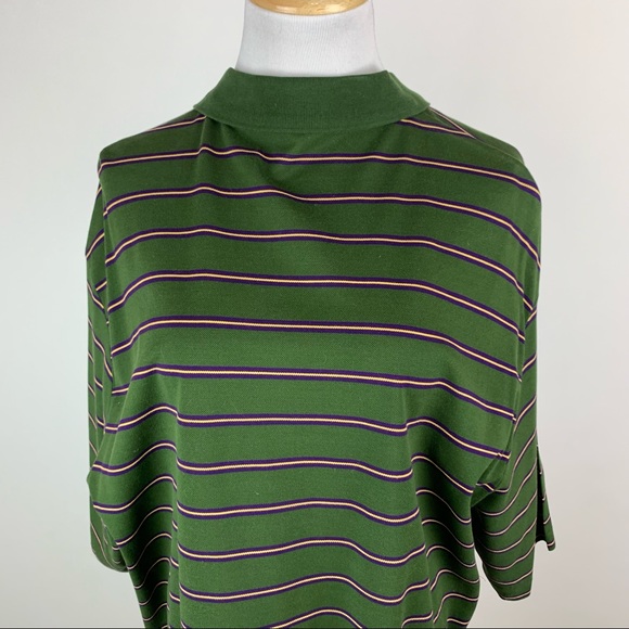 POLO Golf Ralph Lauren Pima Cotton Striped Polo Shirt XL - Picture 7 of 7